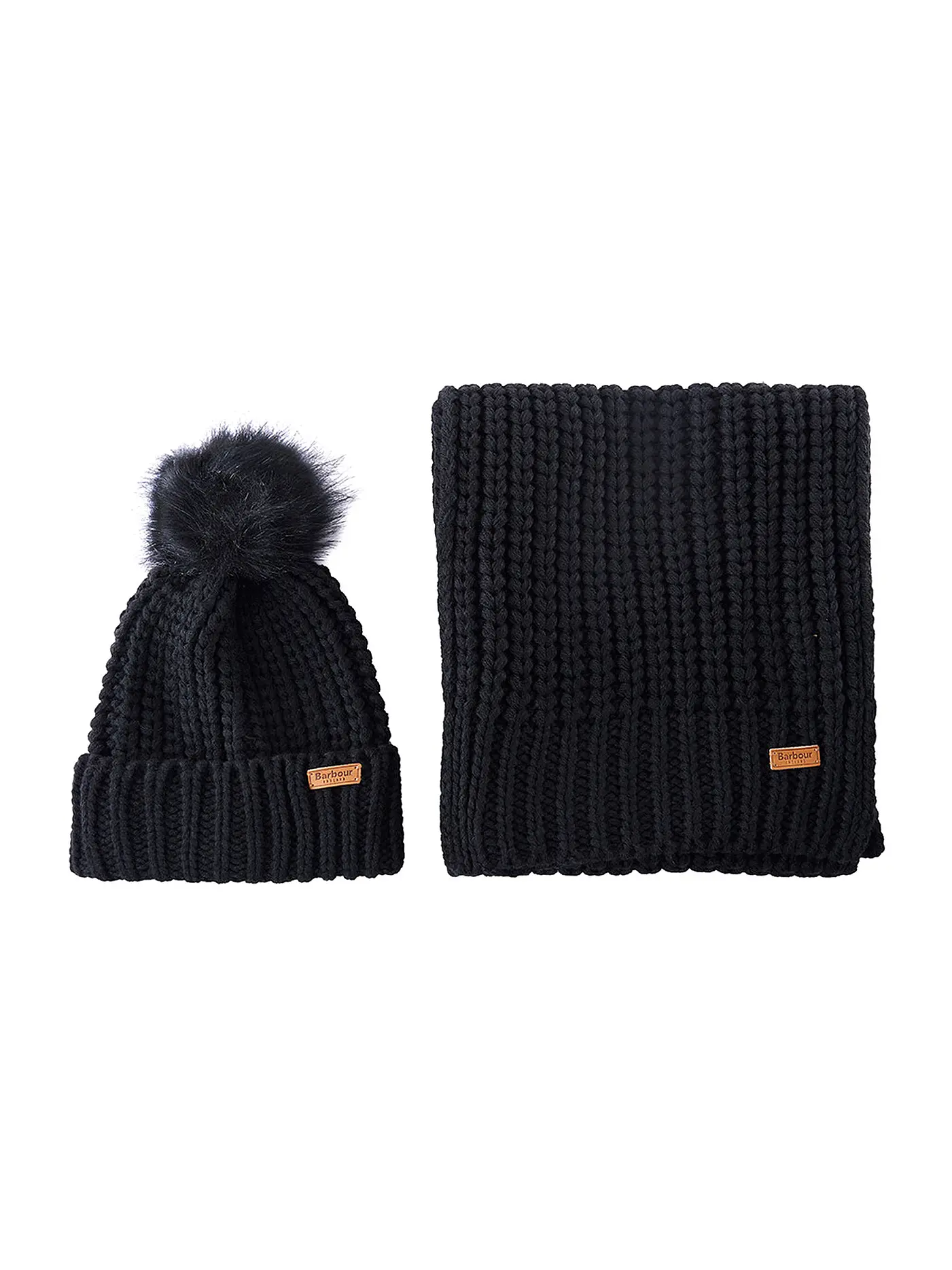 BARBOUR | Geschenkset Beanie und Schal SALTBURN | 